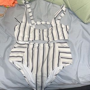 high waisted swim set